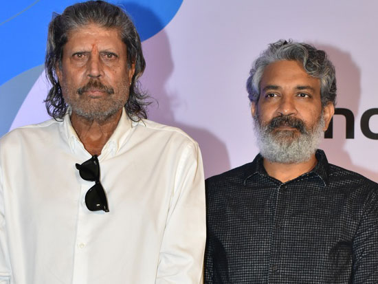 Kapil Dev and SS Rajamouli at a Charity Event in Hyderabad